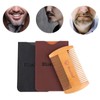 Wooden Beard Comb, Comb, Mustache, Wooden Folding Comb, Men's Styling