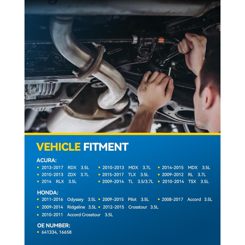 PHILTOP Catalytic Converter Fit for 11-16 Odyssey 3.5L，09-15 Pilot 3.5L，08-17