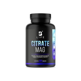 B Life | Citrato de Magnesio Puro | 260 cápsulas | 2400 mg por porción | Alta absorción | Adicionado con Vitamina C y Colágeno | Citrate Mag.
