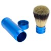 Men Portable Beard Brush Travel Facial Cleaning Foaming Shaving Brush