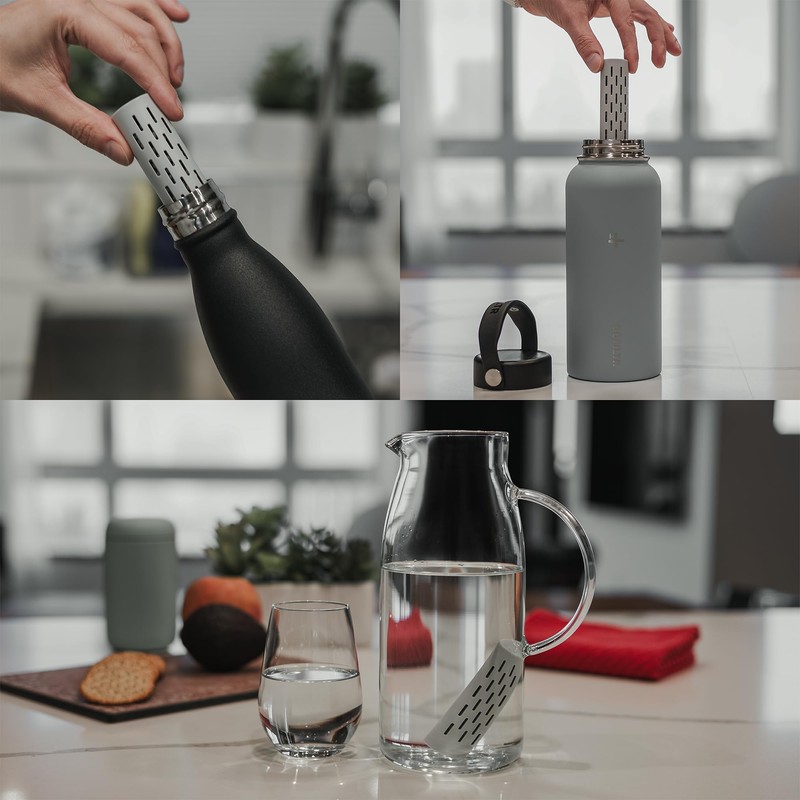 GOFILTR Alkaline Water Infuser - 9.5 pH + Electrolytes for