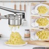 Multi-Purpose Stainless Steel Potato Ricer, Heavy Duty Large Capacity Potato