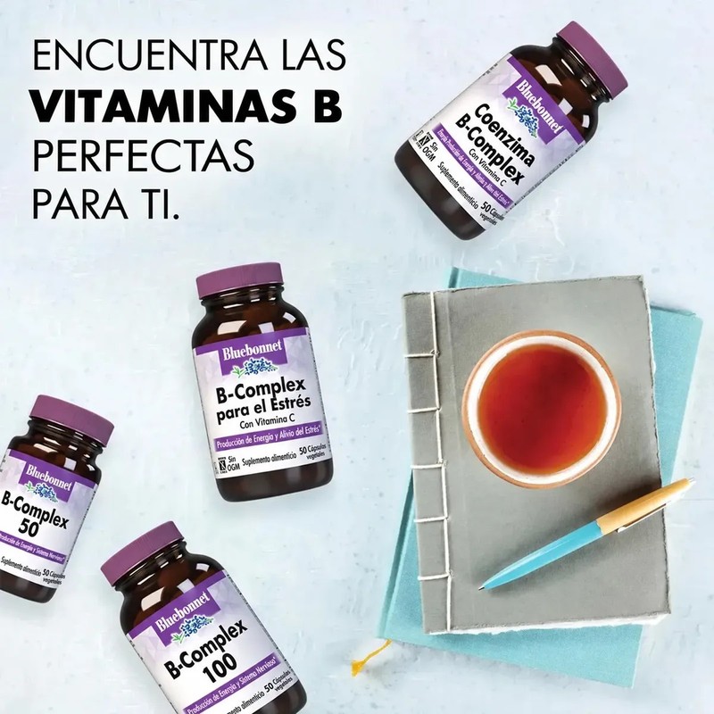 Bluebonnet Complejo B Stress Formulavitamina C Con 100 Caps