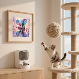 MXZCZX 5D Elephant Diamond Painting Kits for Adults Beginners,Butterflies Diamond Art Kit, DIY Animal Full Round Drill Paint with Diamond Pictures Gem Art, Home Wall Decor 14x14In