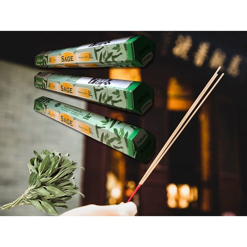 Sage Aromatic Incense Sage, Natural Aromatherapy Incense, Bars and Incense