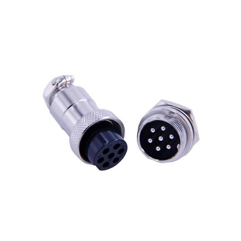 Elecbee GX20 7 Pin Connector Thread Metal Aviation Cable Connector