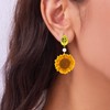 Sunflower Earrings for Women Sunflower Clip on Earrings Spring Earrings