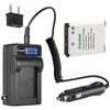 Kastar 1-Pack EN-EL19 Battery and LCD AC Charger Compatible with