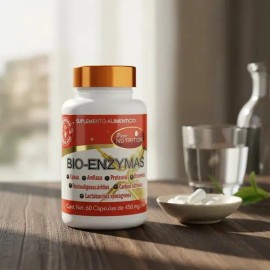 Enzimas Digestivas Keep Natural 60 Caps Mejor Digestión Sin Sabor