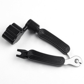1PCS Guitar Tool - 3-in-1 String Winder Cutter - Peg Puller & String Trimmer - Multifunction Repair Accessory for Acoustic Electric Guitars (Black)