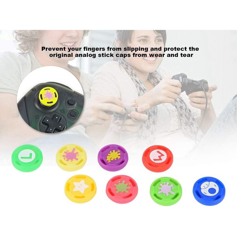 Bewinner 8pcs Joystick Thumb Stick Grip Cap Cover para /