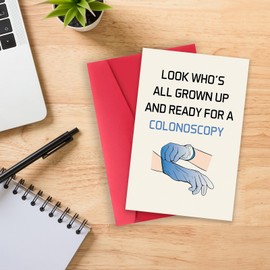 Missonemi Funny Birthday Cards for Women Men, Birthday Prank Gifts Cards, Interesting Doctor To Do The Examination Card for Family, Naughty Funny Cards for Sister Brother, Rude Bday Cards for Friends