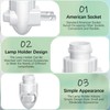 Tuanse 50 Sets Plug in Night Light Module Night Light