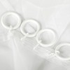 Bestlivings Rings with Folding Hooks (Set of 30), Curtain Rings