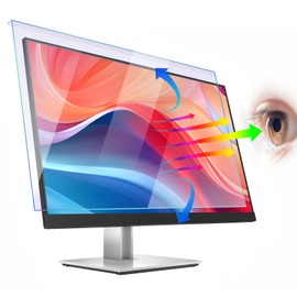 Blue Light Blocking Computer Screen Protector: 23-24 inch Anti Blue Light Screen Protector Panel for Diagonal 23,23.6,23.8,24inch Monitor UV Blocking Filter Film Reducing Eye Strain