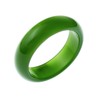 BJIMIDTI Green Jade Ring- Natural Hetian Jade Jewelry Crafts Gifts, Emerald Jade Ring for Women Men(Ring Size: 11)