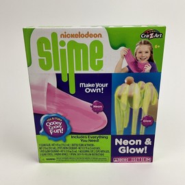 Cra-Z-Art Nickelodeon Glow and Neon Slime Making Kit
