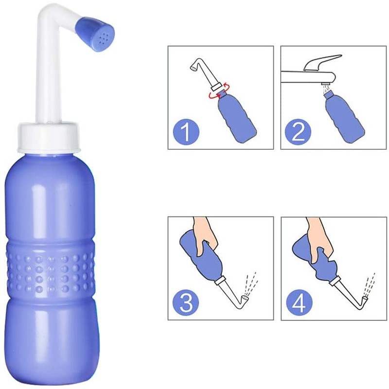 Portable Bidet Bottle for Travel Personal Hygiene Care Manual Bidet