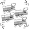 CEEYSEE Pack of 4 Automatic Locking Door Latch Aluminium Alloy