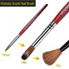 PCAORLEORS kolinsky Acrylic Nails Brush with Pure Mink Nylon Hair