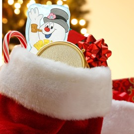 Sweetzo Festive Christmas Candy Bars, Snowman and Santa Shaped Solid Milk Chocolate, Stocking Stuffers - 2 Ounces Each (Pack of 2)