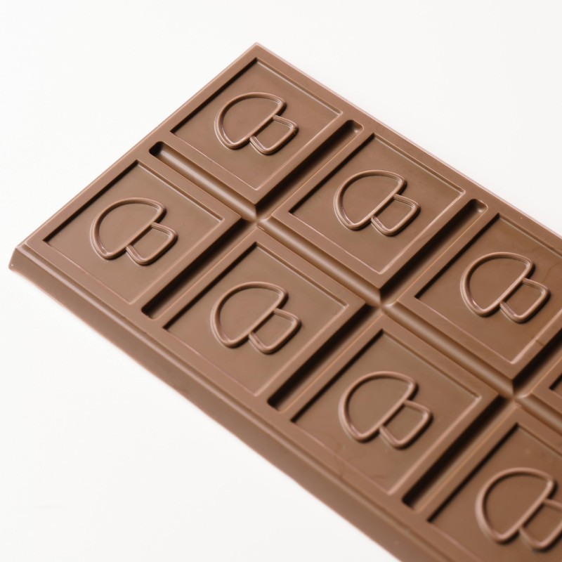 Bold Maker 10pc Chocolate Bar Mold - Mushroom Symbol -