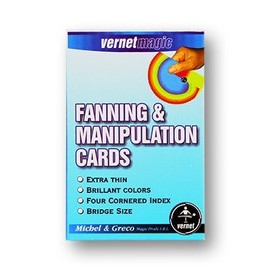 Fanning & Manipulation cards (4 color) Vernet - Trick