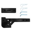 Fullwatt Folding 2" Trailer Hitch Adapter, Hitch Extender 2 Inch