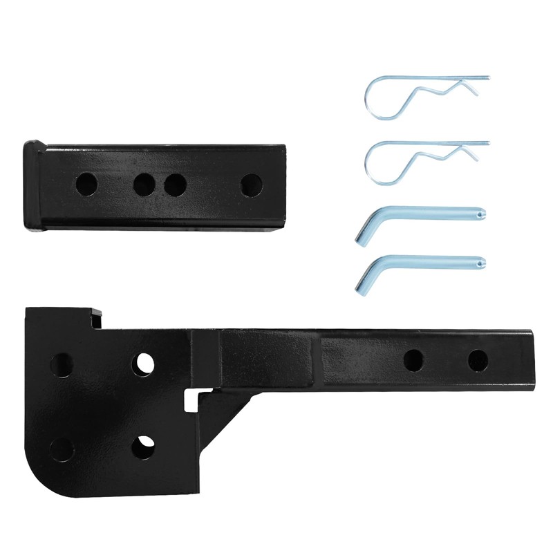 Fullwatt Folding 2" Trailer Hitch Adapter, Hitch Extender 2 Inch