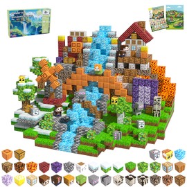 CraftyNest 208PCS Magnetic Blocks for Kids 4-8, Magnetic Building Blocks Cubes, Stacking Magnetic Building Tiles Toys for Kids Toddlers Boys Girls Ages 3 4 5 6 7 8-12 Birthday Gifts