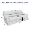 PureFit Water Resistant Reversible Sofa Covers for Reclining Sofa 3