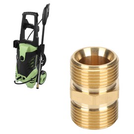 Hochdrucksprüher Adapter, M22 Metrisches Außengewinde 14mm Schlauchverbinderkupplung, Hex Nippel Stecknippel Schnellkupplung für Hochdruckreiniger Pistole Schlauch Pumpe