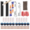 Vefungyan Pool Cue Tips Repair Kit: 40pcs 13mm Billiard Cue