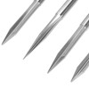 4Pcs VShaped Carving Cutter 2Edged Engraving Bit 4x0.4x15°/4x0.4x20°/4x0.4x25°/4x0.4x30°
