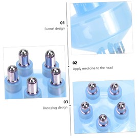 GLEAVI 2pcs Scalp Applicator Comb Hair Growth Root Applicator Hair Oil Bottle Scalp Massager