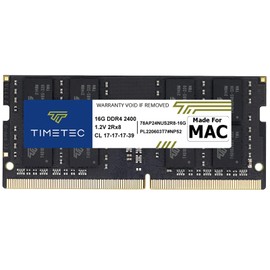 Timetec Hynix IC 16GB DDR4 2400MHz PC4-19200 SODIMM Memory Compatible with iMac Retina 4k/5K 21.5-inch/27-inch Mid 2017 16GB