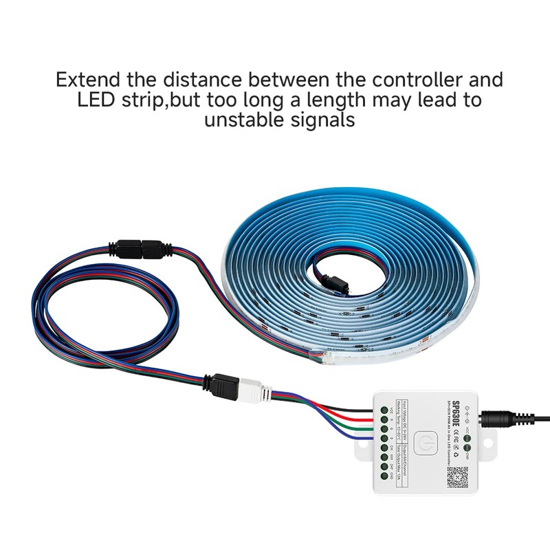 BTF-LIGHTING 5 Pack 22AWG 4 Pin JST Male to Female