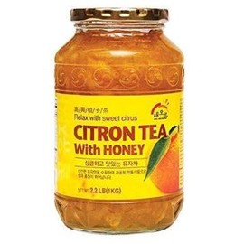 Haioreum Citron Tea with Honey Refresh Delight Large One Glass Jar 2.2 LBS/1 KG