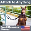 6 Foot Dog Leash, Two Extra Padded Handles, Locking Carabiner