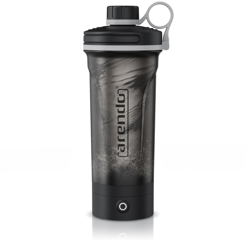 arendo Electric Protein Shaker Bottle, 700ml, 25 Mixing Cycles per