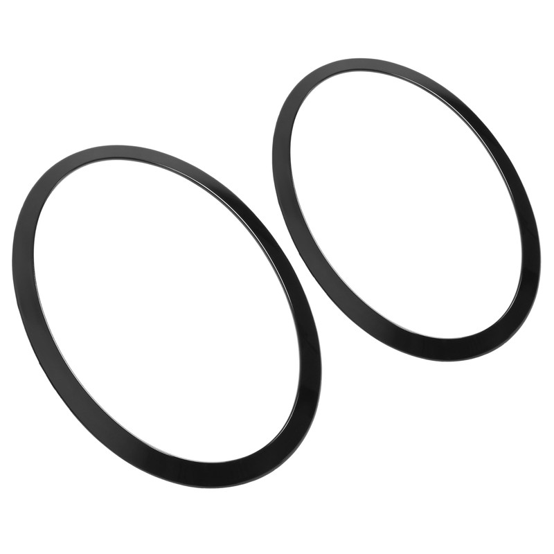 HECASA Pair Headlight Bezels Compatible with 2014-2024 Mini Cooper S