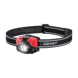 COAST® FL75R Rechargeable 530 Lumen Dual Color TWIST FOCUS™ LED Headlamp, Black