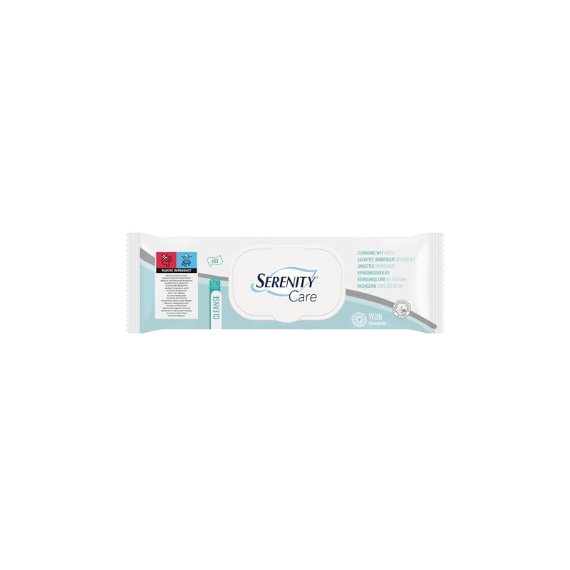 Serenity Skincare Salviette Detergenti with Camomilla, 63 Salviette