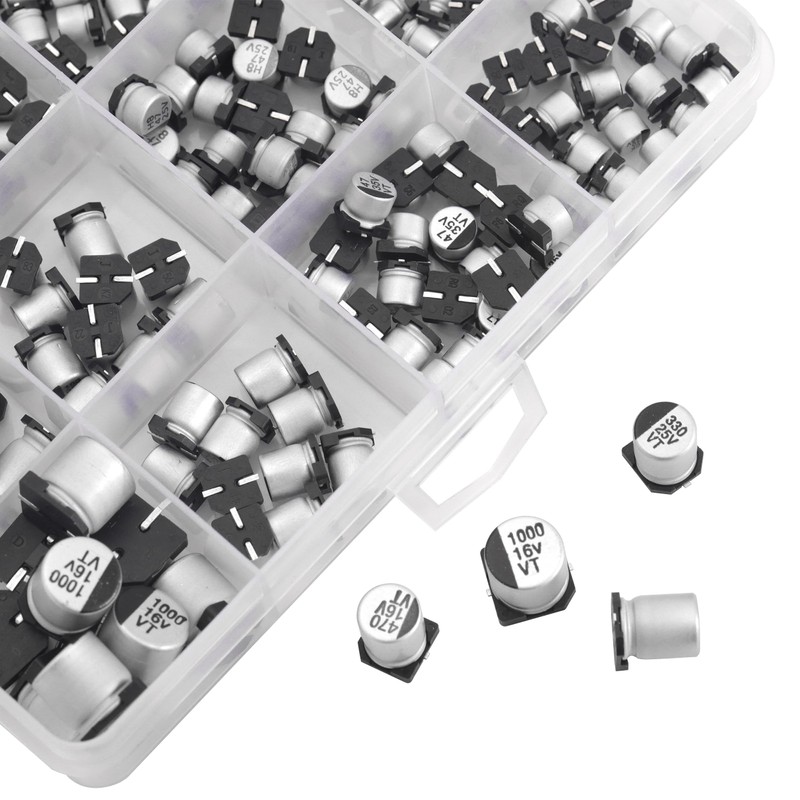 Cermant 24 Values 400 Pcs 1uF ~ 1000uF SMD Aluminum