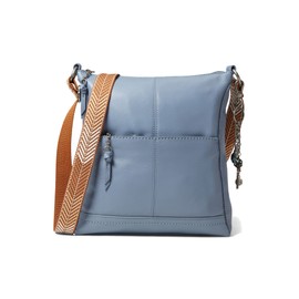 The Sak Lucia - Bolso bandolera en piel, convertible con correa ajustable, Maritime, M