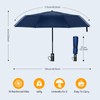 TechRise Umbrella Pocket Umbrella Storm Resistant Large -10 Ribs Windproof