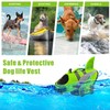 Oslueidy Dog Life Jacket, High Flotation, Shark Dog Life Jacket,