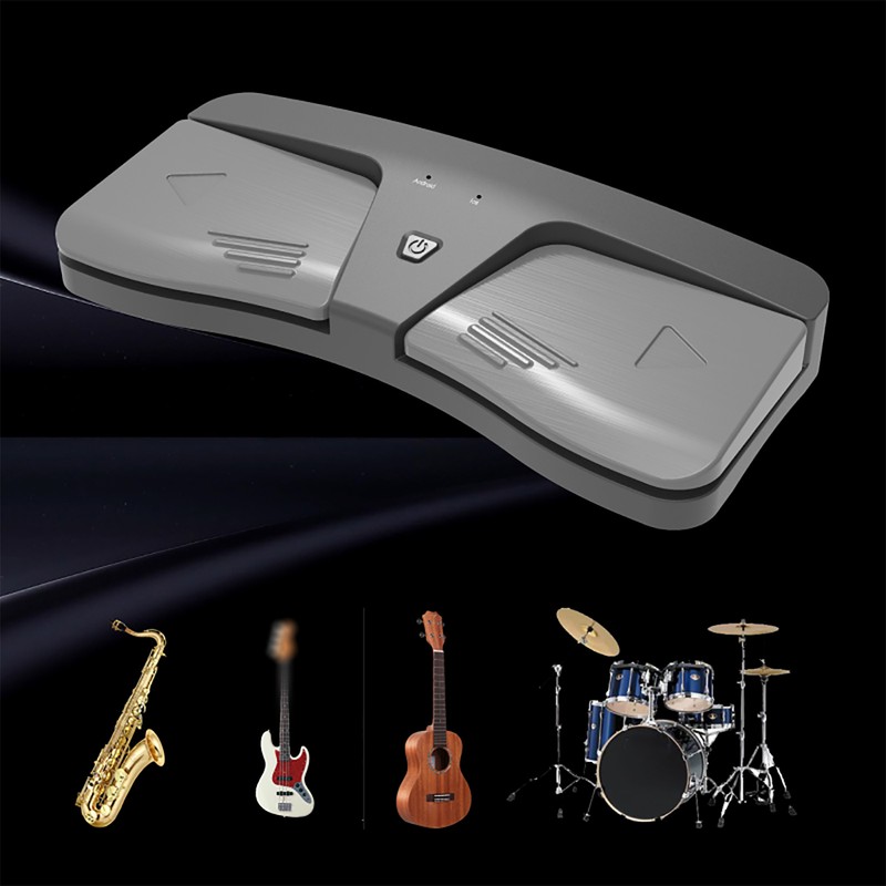 Intelligent Wireless BT Page Turner Pedal Compatible with iOS and