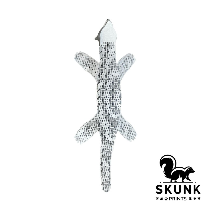Skunk Prints HyperFlexi™ Articulated Sable 3D Printed, Flexible Sensory Fidget,
