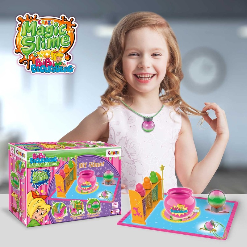 CRAZE Cauldron DIY Playset, 3 Colours and Glitter 25123 Magic